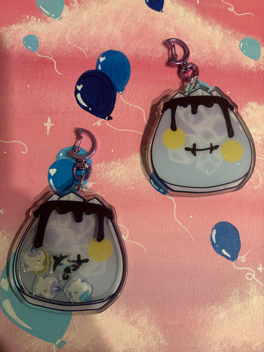 Chandelure Shaker Keychain
