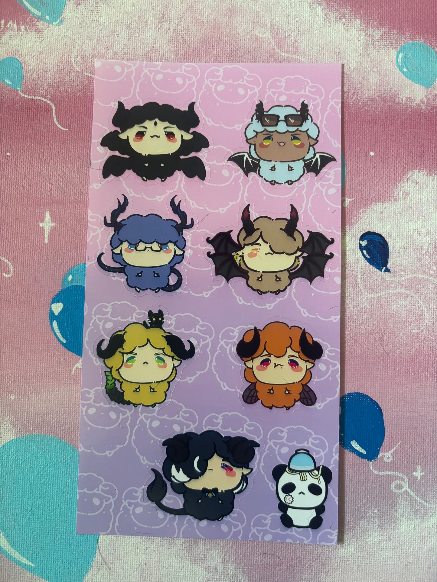Obey Me Sticker Sheet