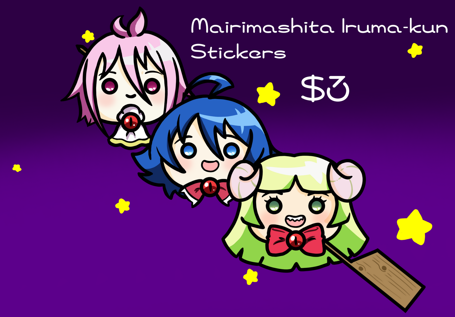 Mairimashita Iruma-kun Stickers