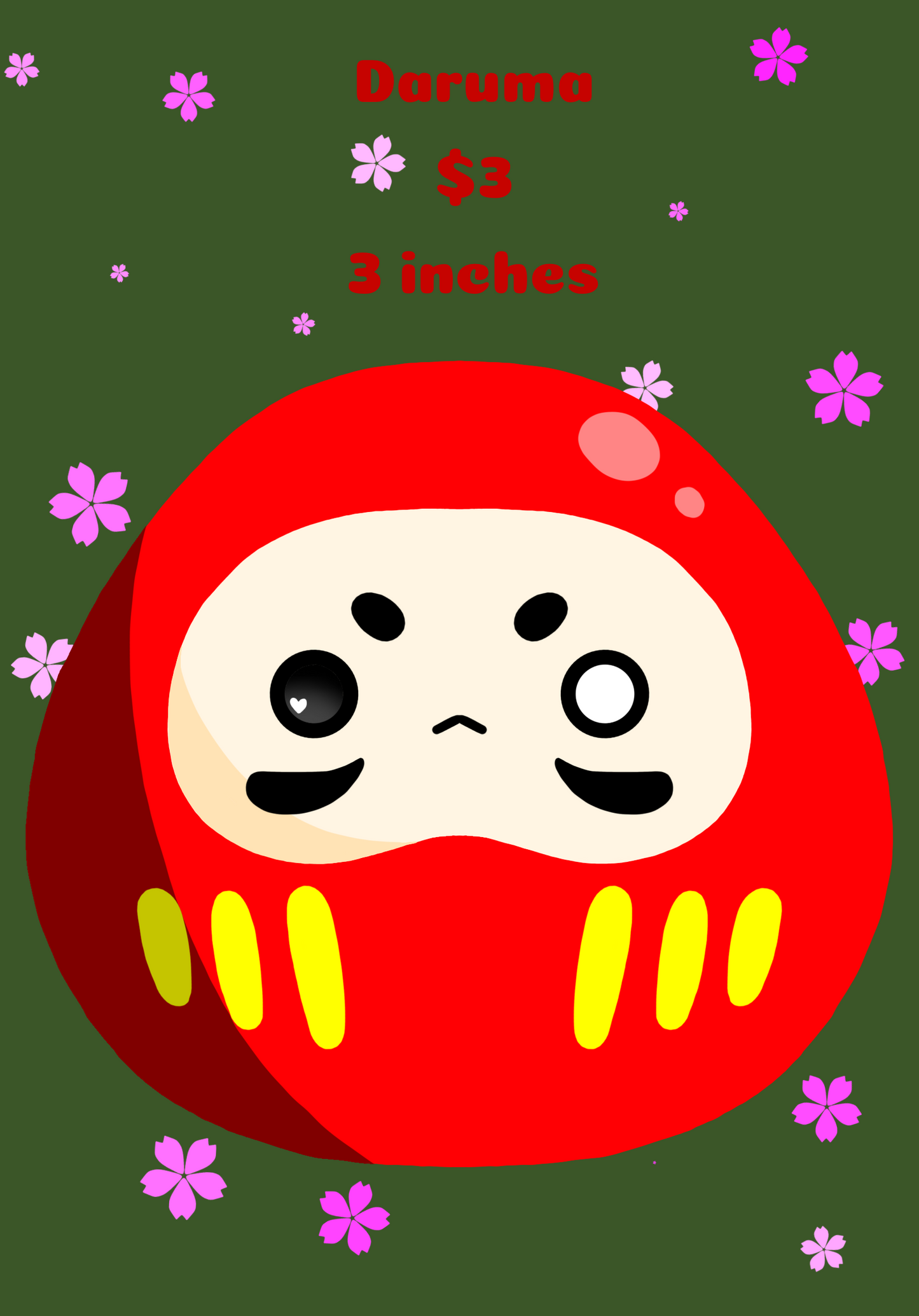 Daruma Stickers