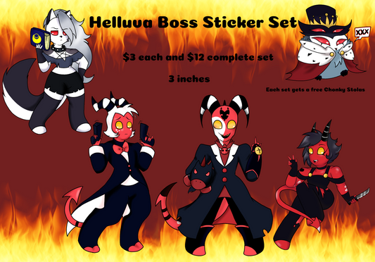 Helluva Boss Stickers