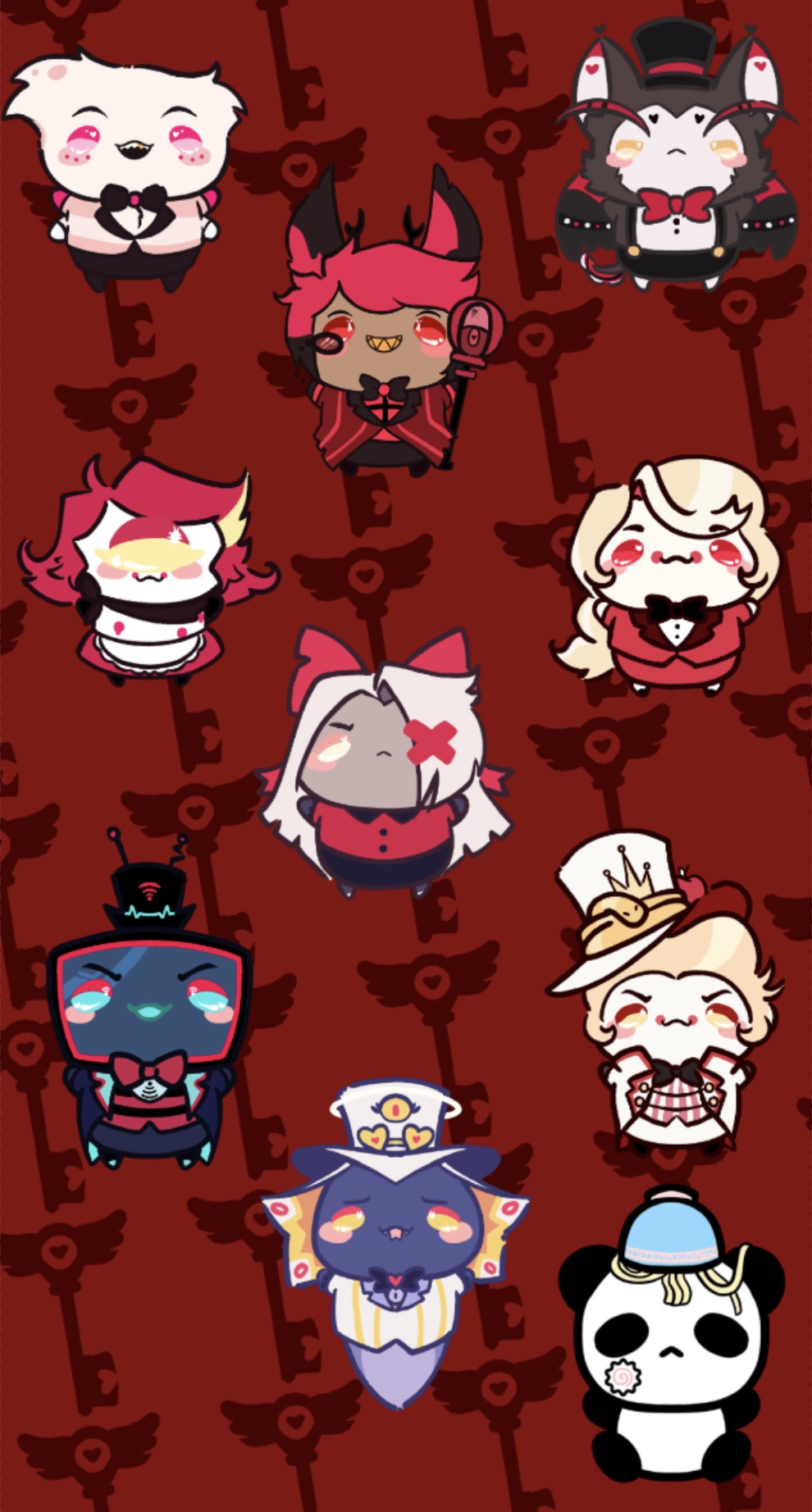 Hazbin Hotel Sticker Sheet