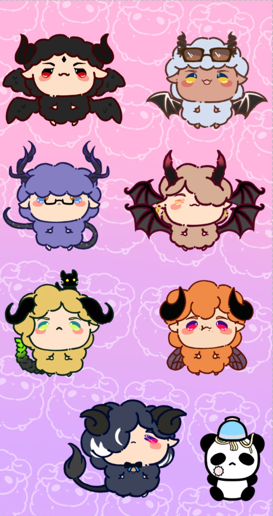 Obey Me Sticker Sheet