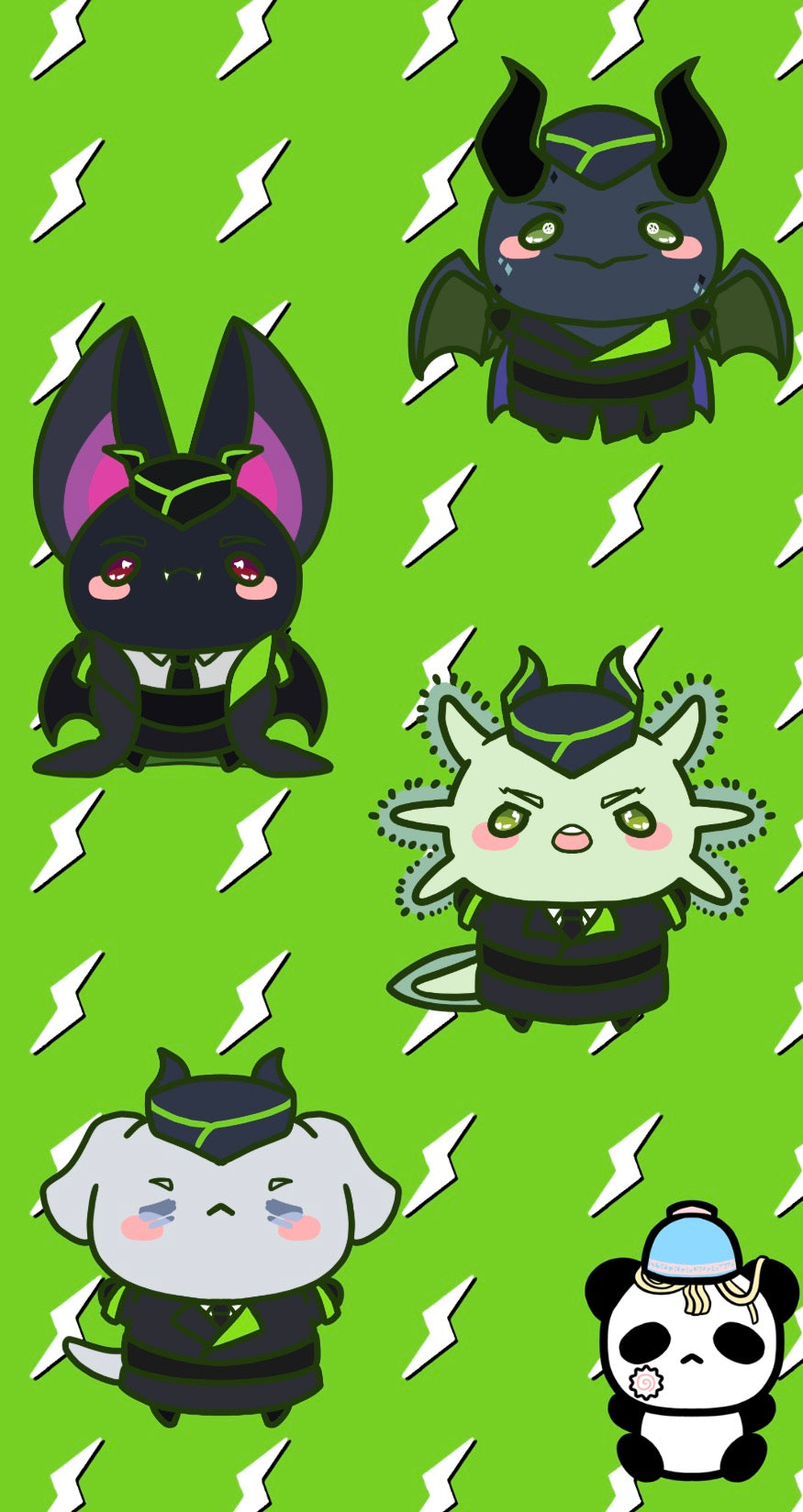 Twisted Wonderland Critters Sticker Sheet