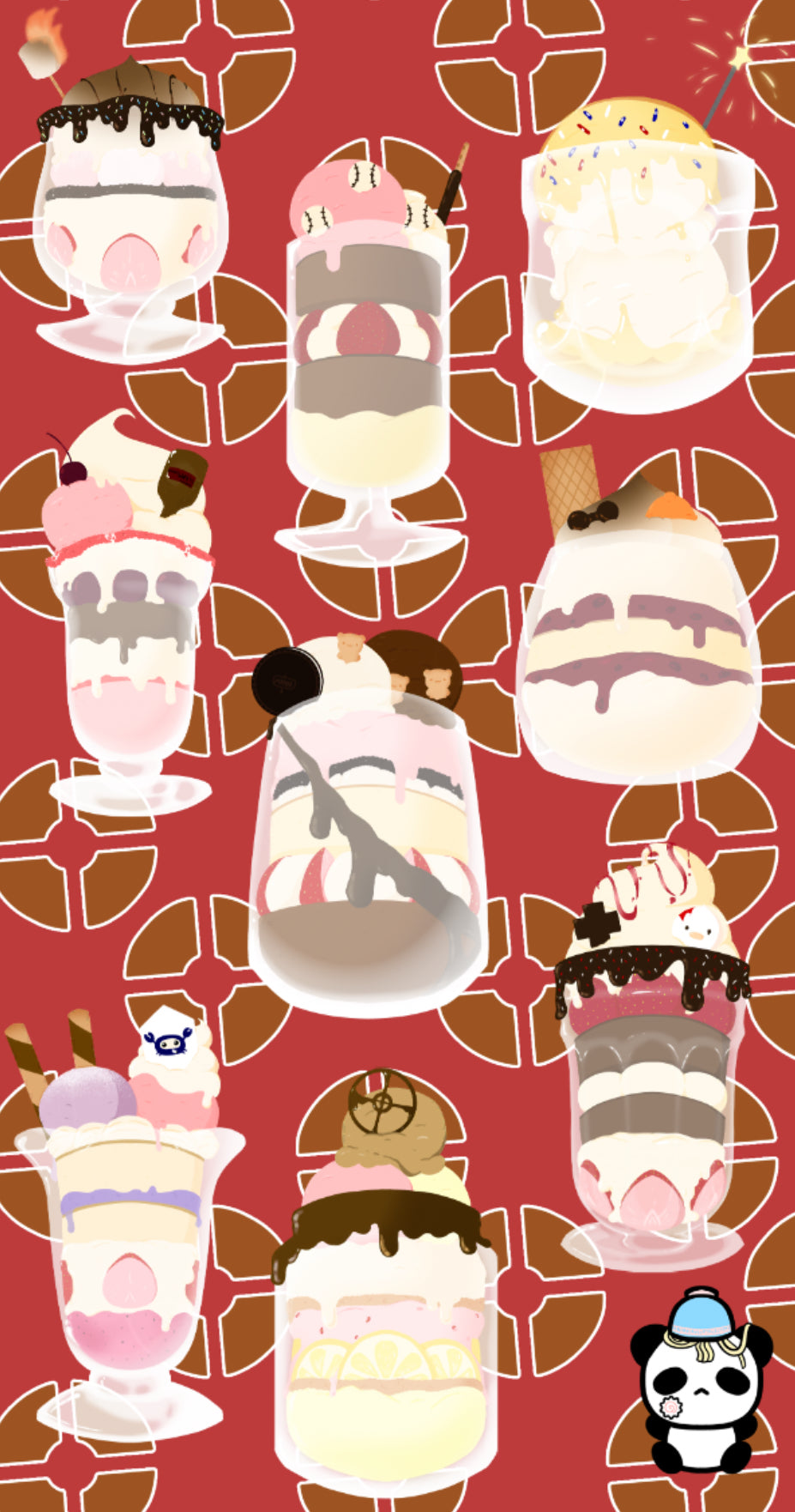 TF2 Parfait Sticker Sheet