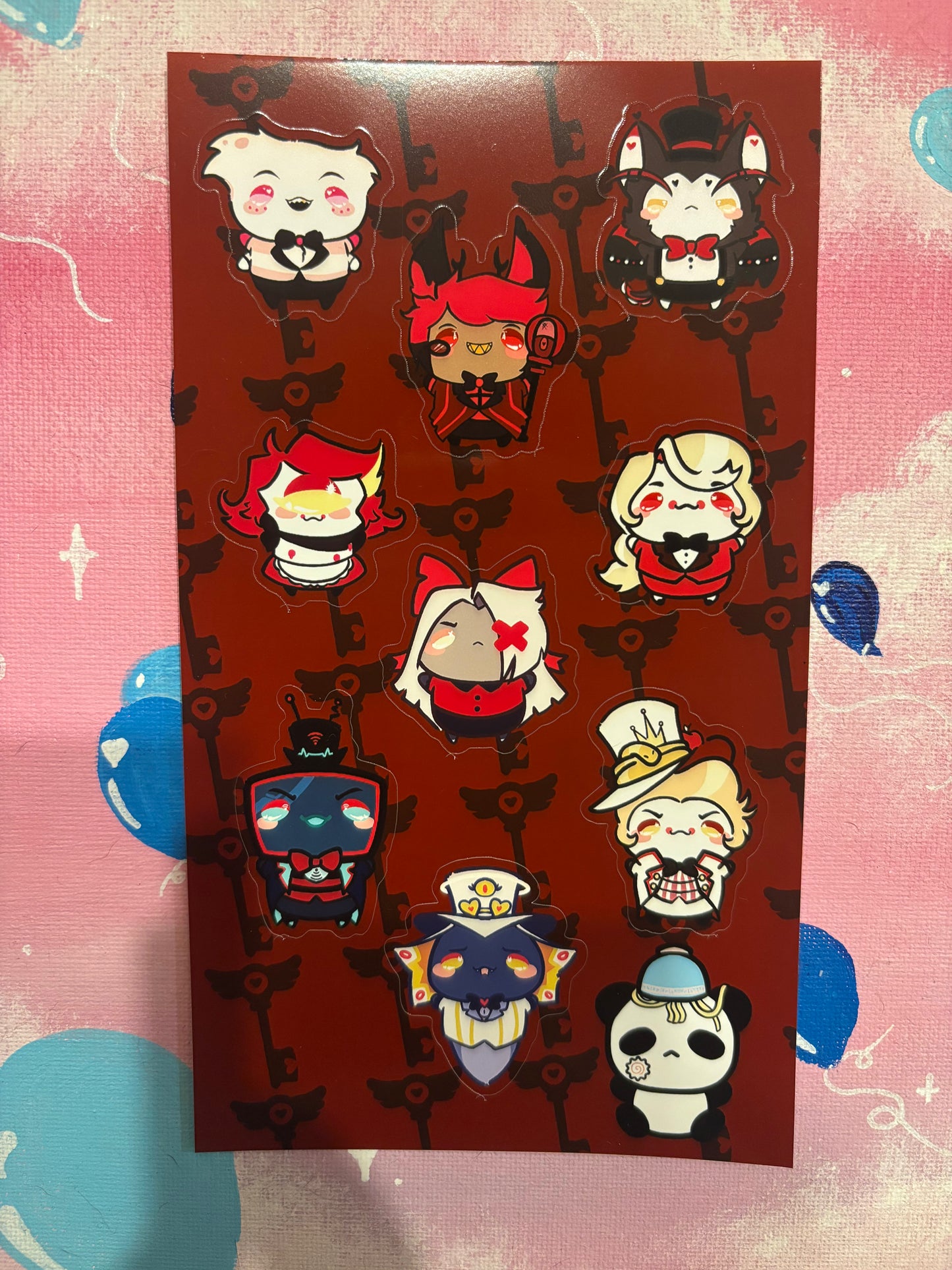 Hazbin Hotel Sticker Sheet