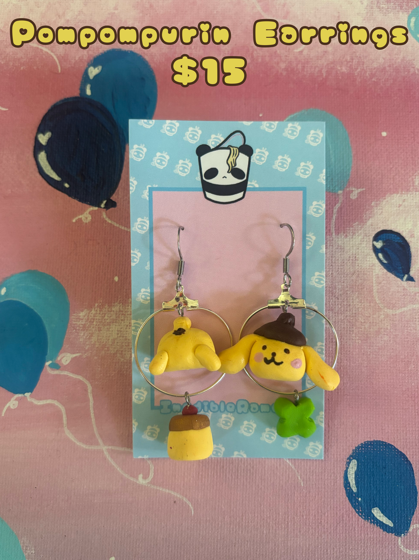 Pompompurin Earrings