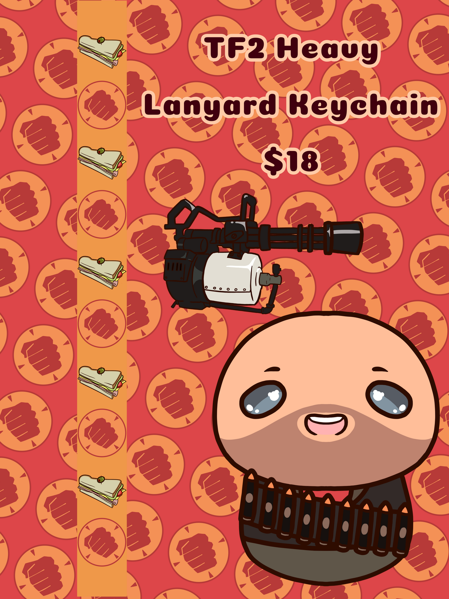 Heavy Lanyard Keychain