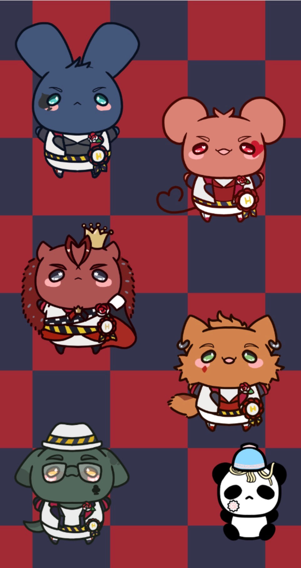 Twisted Wonderland Critters Sticker Sheet