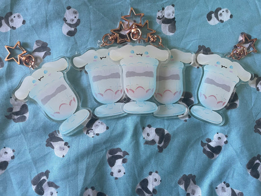 Cinnamoroll Parfait Keychain