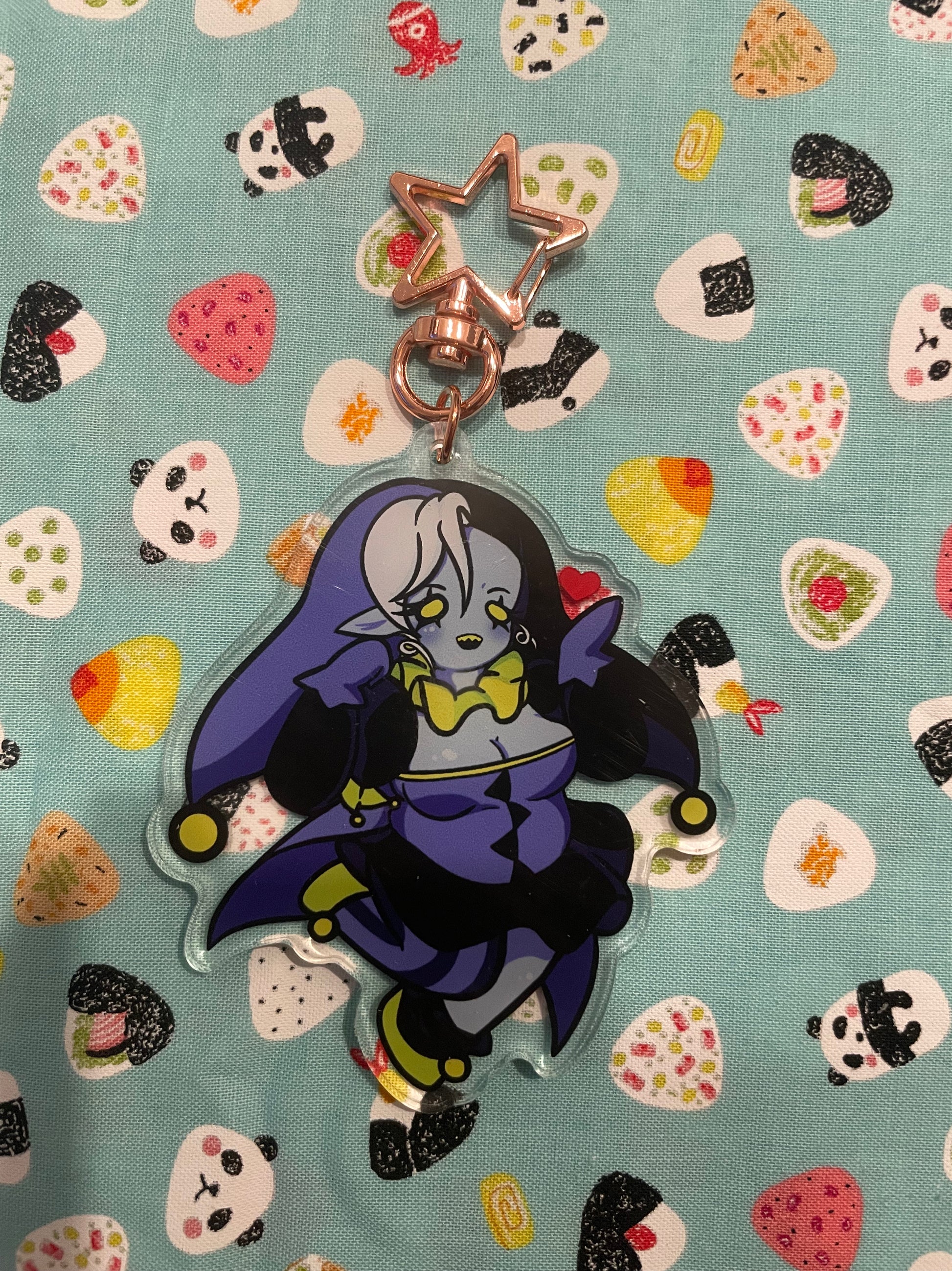 Waifu Jevil Keychain – InedibleRamen