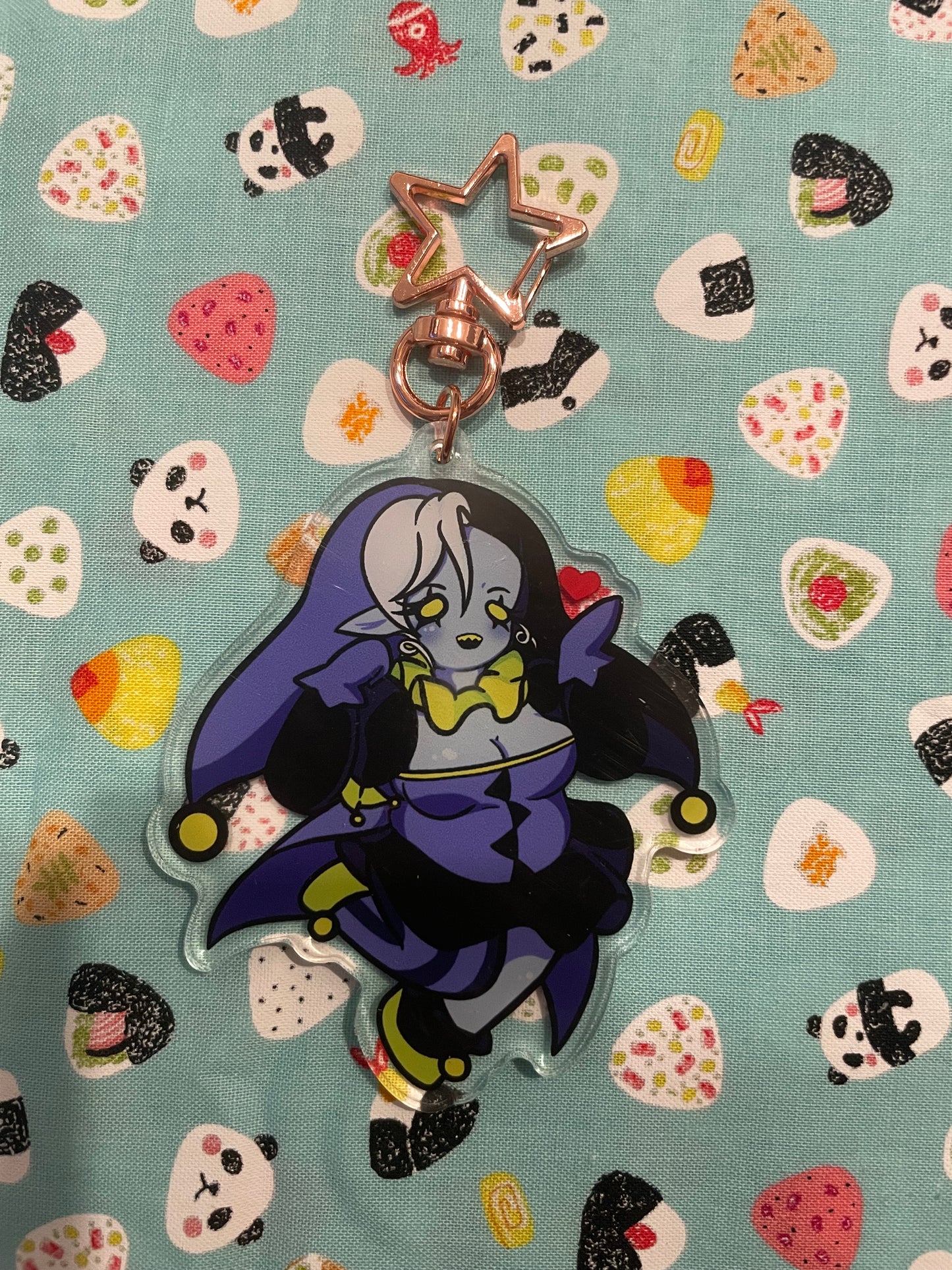 Waifu Jevil Keychain