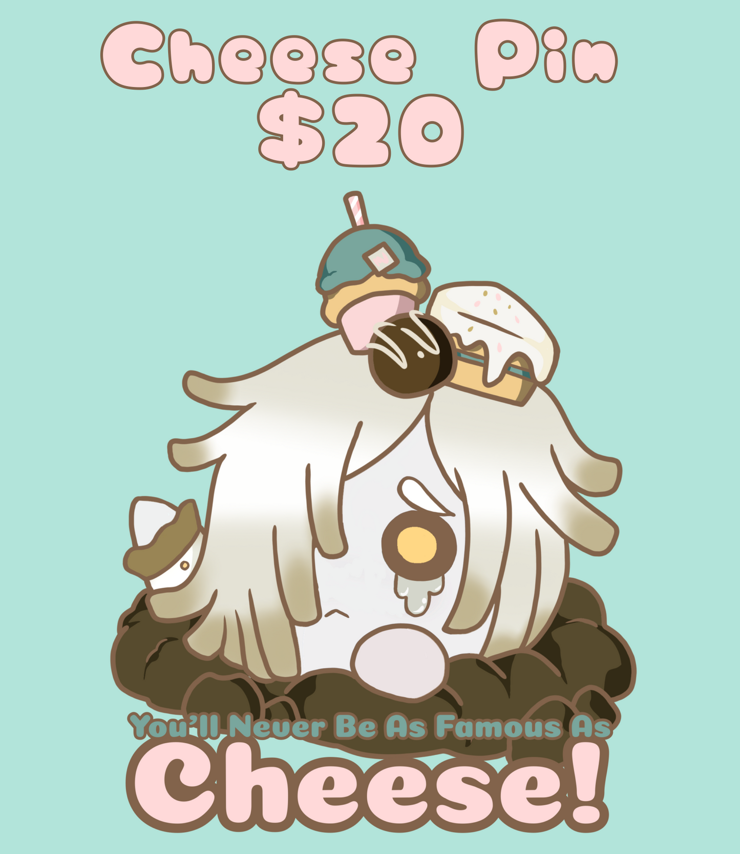 Gravekeeper Cheese Pin