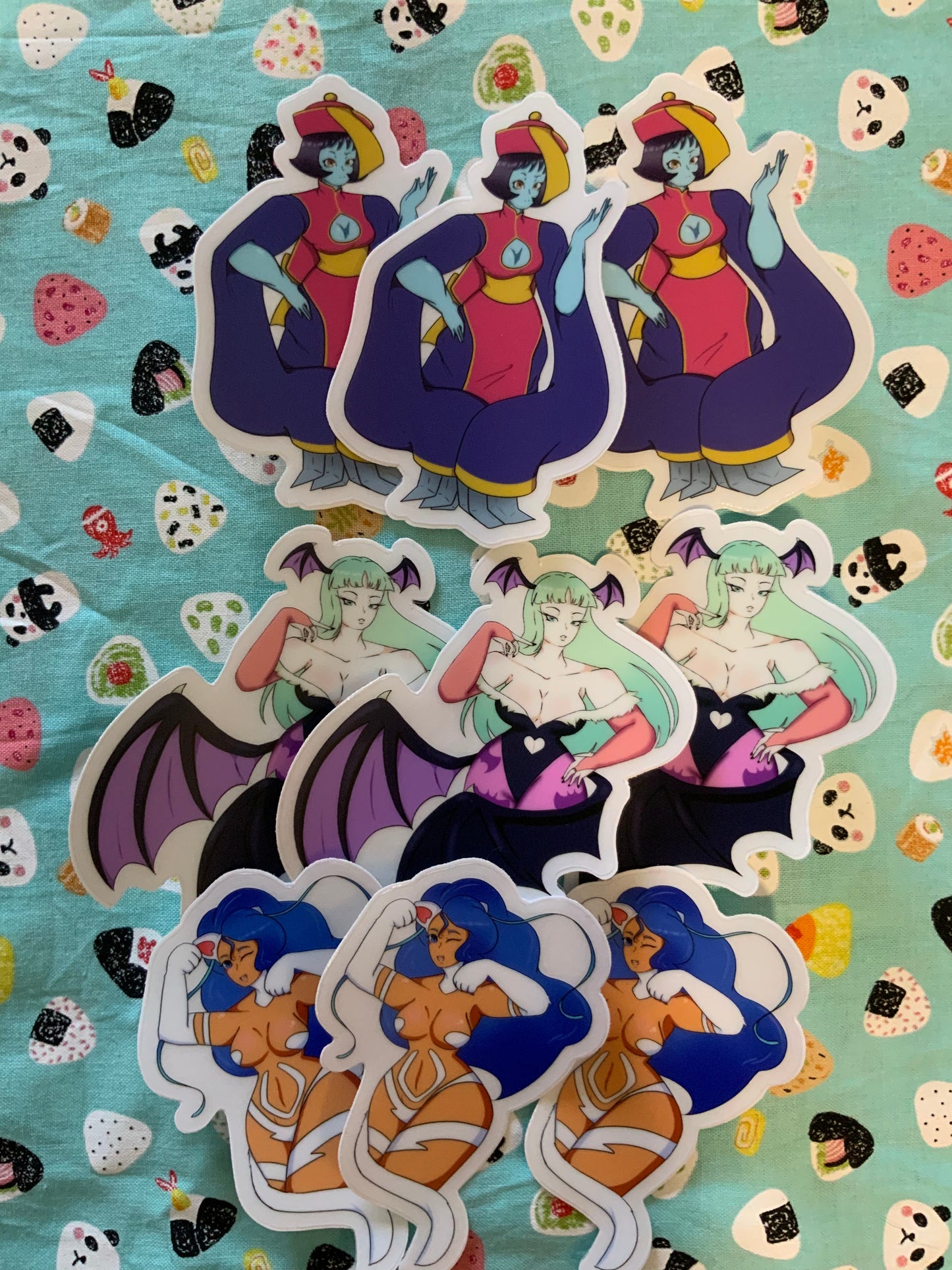 Darkstalkers Girls Stickers